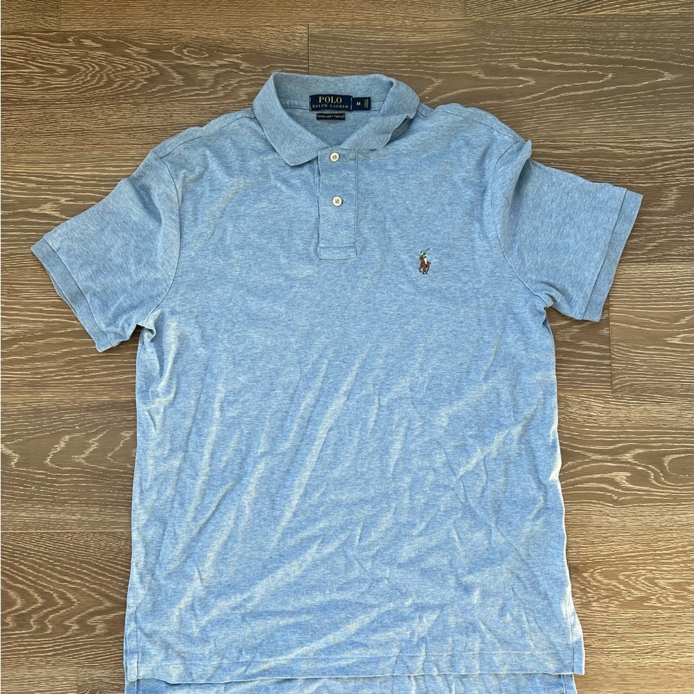 Polo by Ralph Lauren Men's Gray Polo Shirt